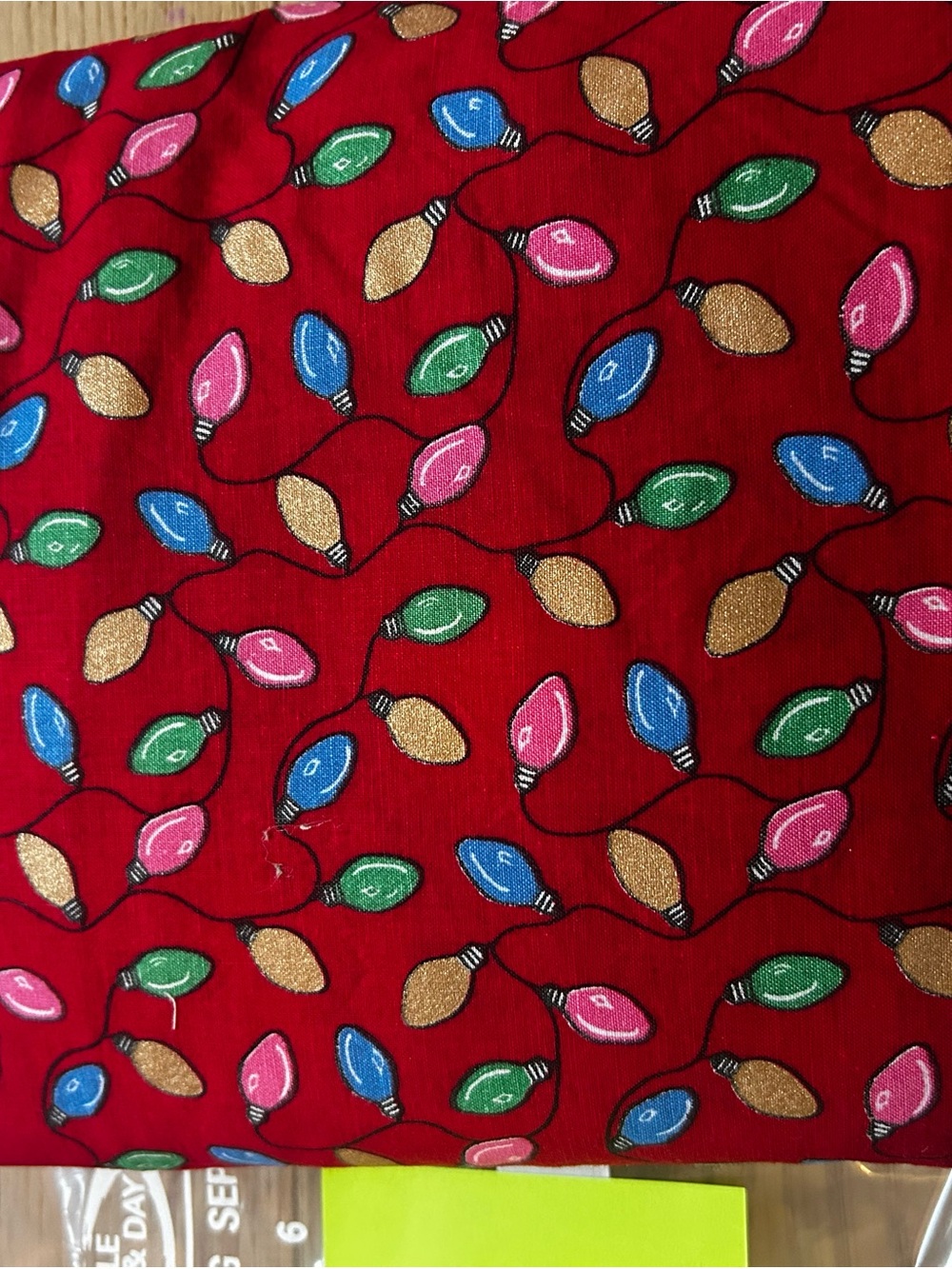 Holiday Light-Print fabric